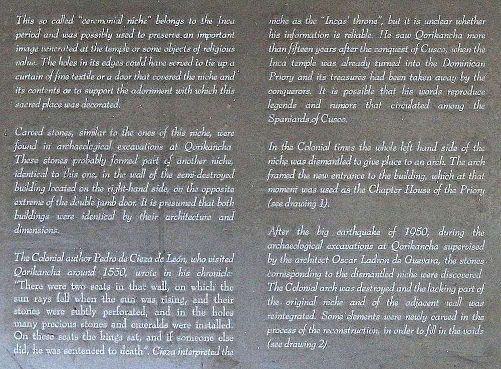 Museo de sitio del Qorikancha.